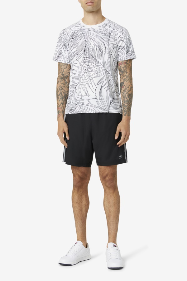 Pickleball שרוול קצר Team Fila Print Dcl לבן/לבן
