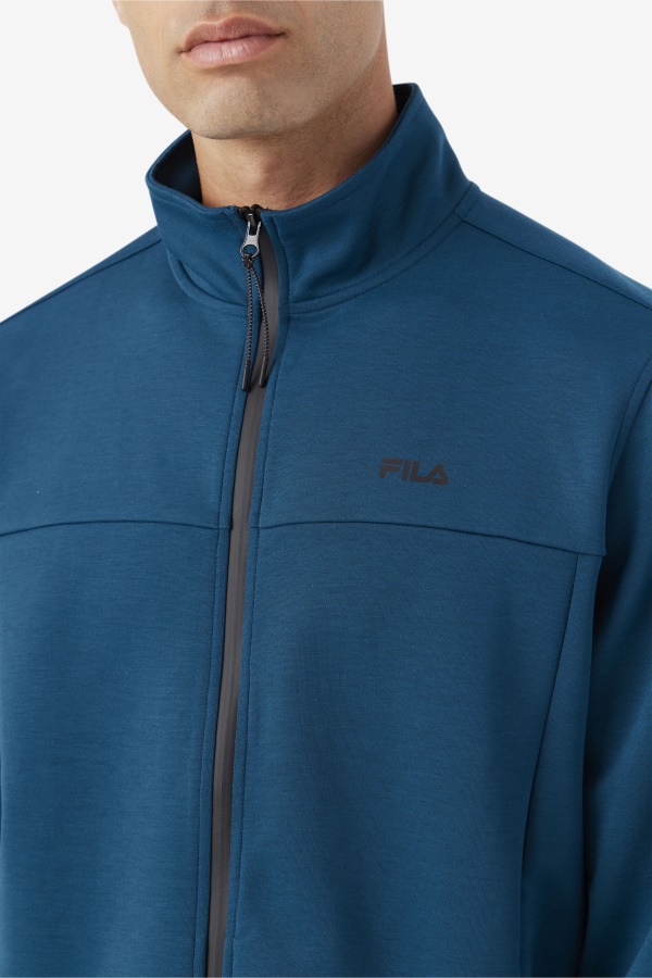 ג\'קט Gunal רוכסן Fila Miulika כחול/שחור