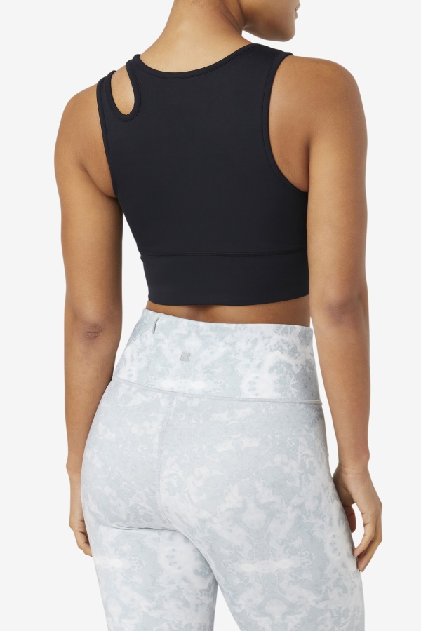 טופ חזיית חזיית ה-fila Black Uplift Slice Crop