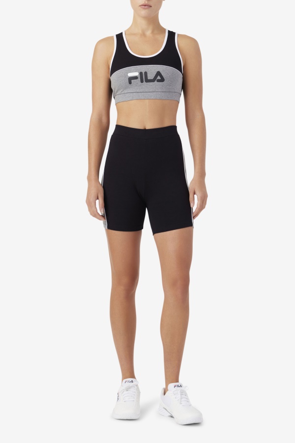 Davina Bike Short Fila שחור/חום/לבן