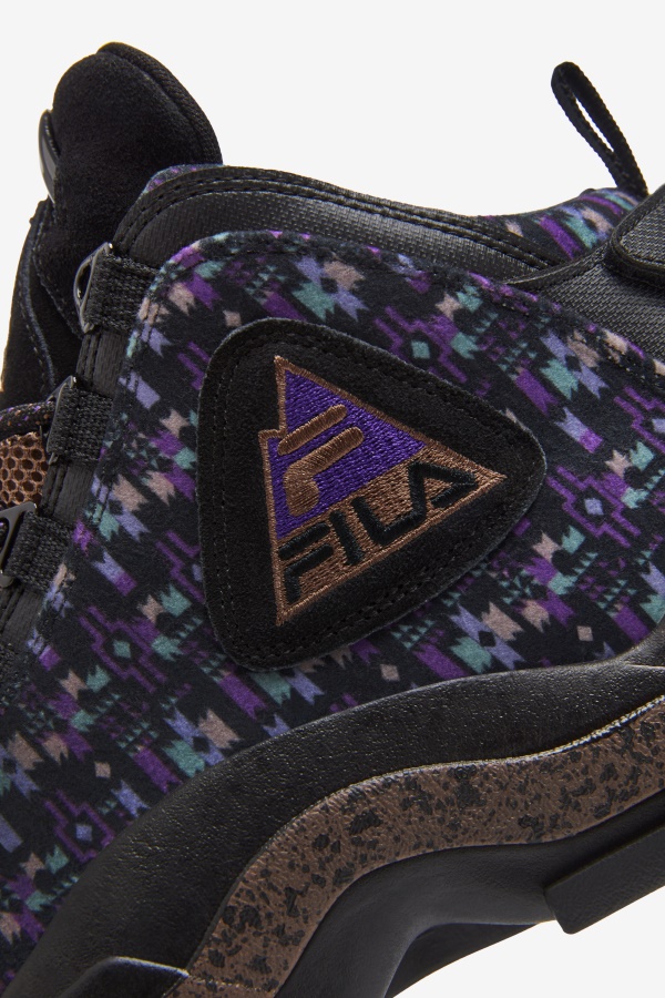 Grant Hill 2 חיצוני שחור/אצטרובל/סגול פילה