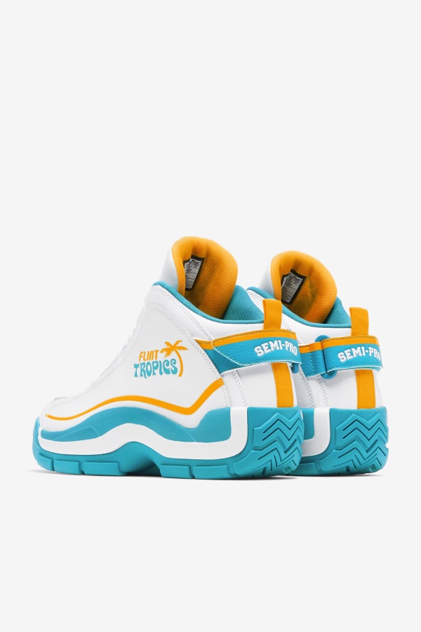 לבן/צהבהב/זיניה פילה מותג Grant Hill לגברים 2 X Semi-pro
