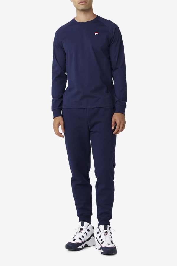 חולצה עם שרוולים ארוכים של Peacoat Fila Flynn