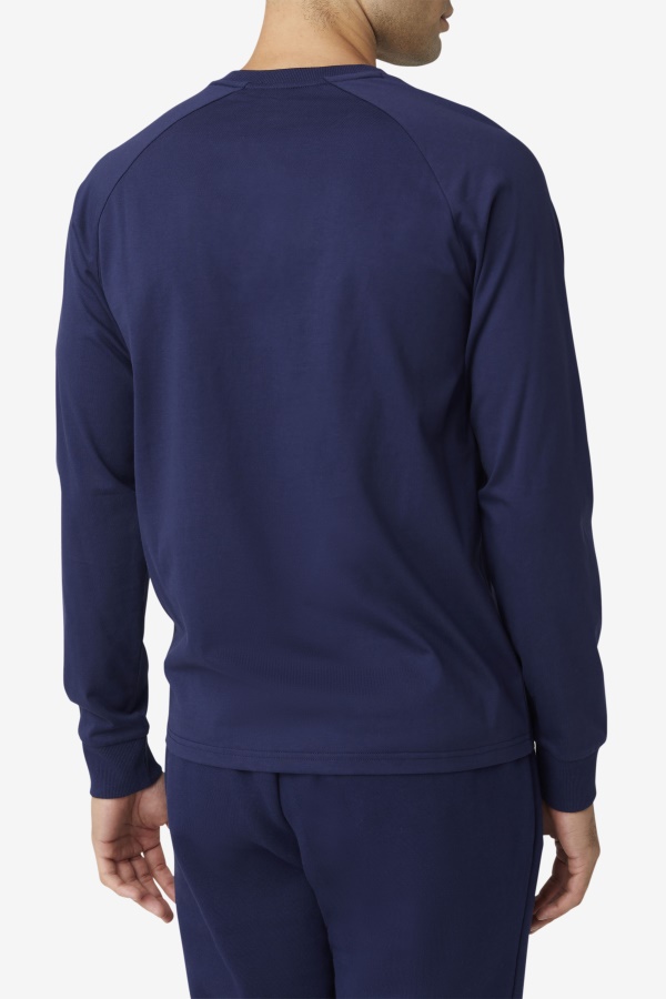 חולצה עם שרוולים ארוכים של Peacoat Fila Flynn