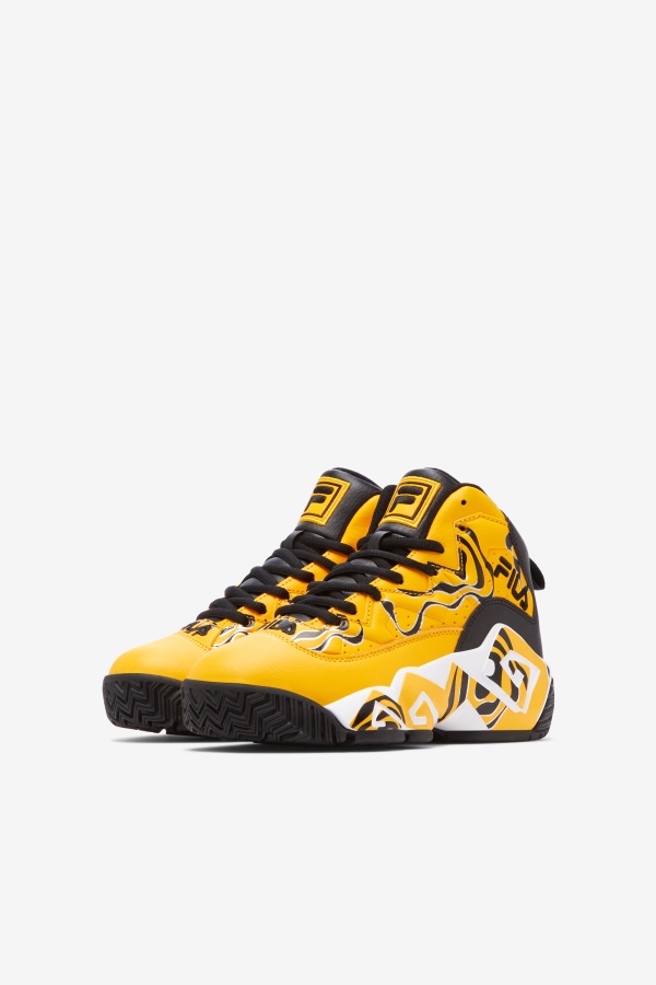 Fila Little Children\'s Mb זהב/שחור/לבן