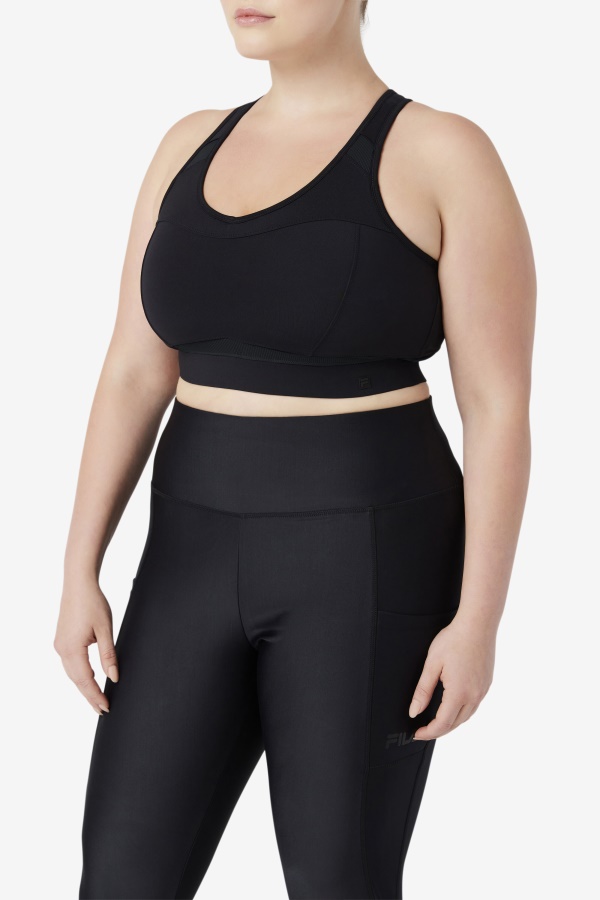 חזיית ספורט Fila Uplift Racerback שחורה