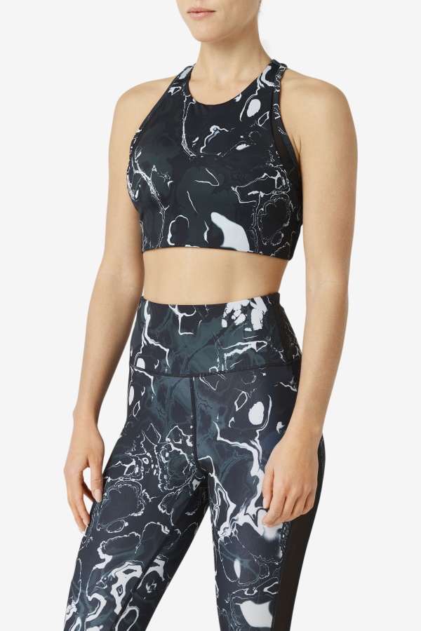 חזיית ספורט Fila Uplift T-back שיש שחור