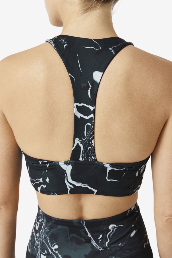 חזיית ספורט Fila Uplift T-back שיש שחור