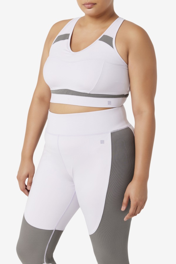 חזיית ספורט Fille Racerback מרופדת כחול לבנדר/גרגויל