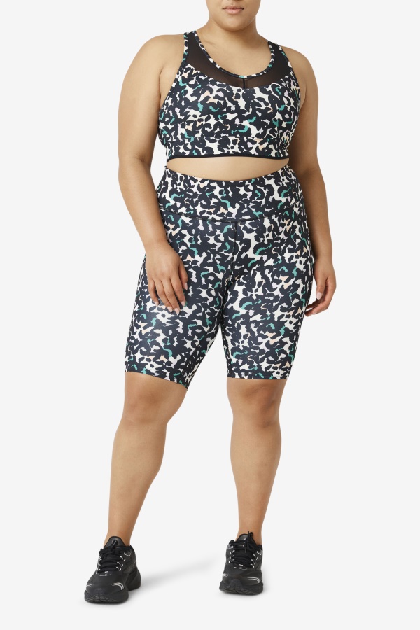 Black Animal Fila Forza 8\" Bike Short
