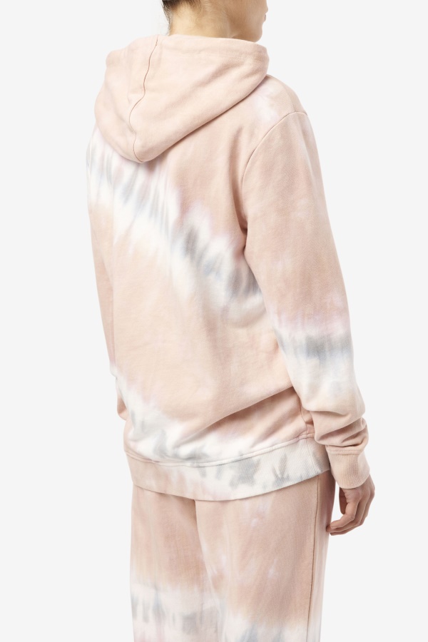 Hat Aerolynn Tie Dye Hoodie Gardenia/לבן/בלגי