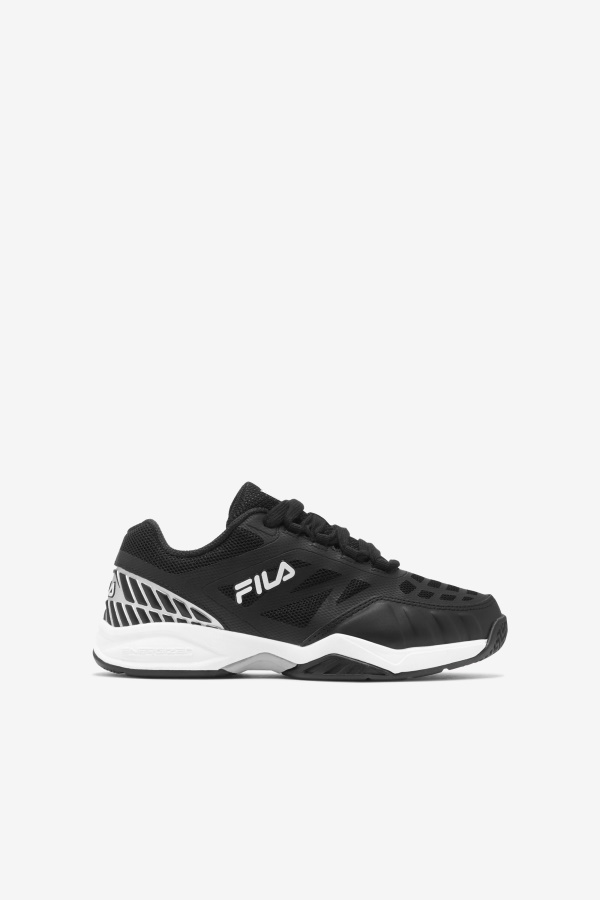 Axilus Jr Fila Kids שחור/לבן/כסף מתכתי