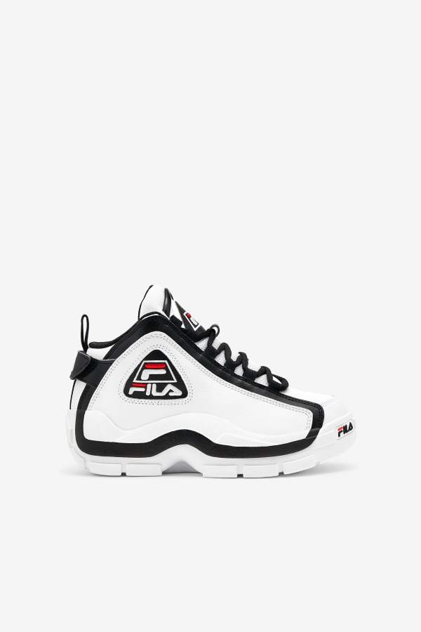 לבן/שחור/אדום Fila Big Kids' Grant Hill 2