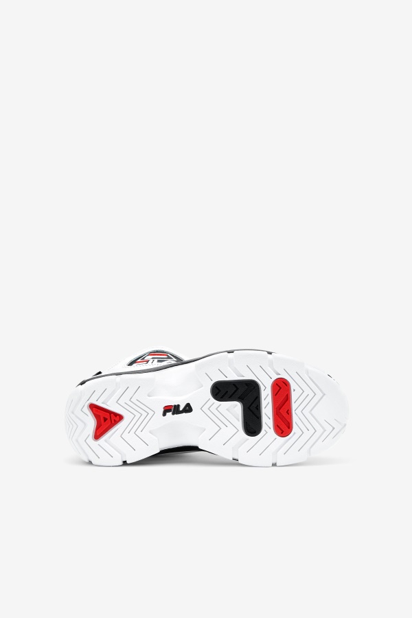 לבן/שחור/אדום Fila Big Kids\' Grant Hill 2