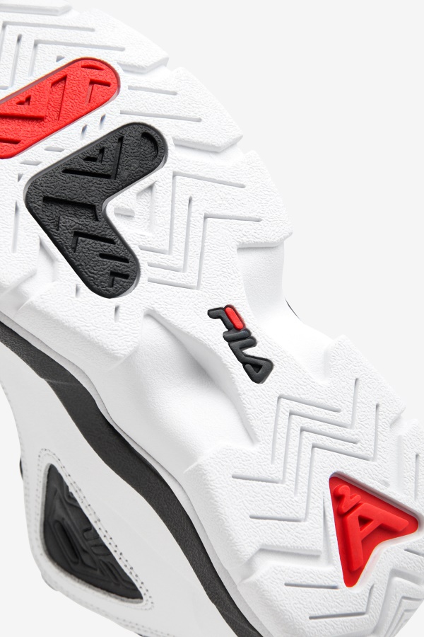 לבן/שחור/אדום Fila Big Kids\' Grant Hill 2