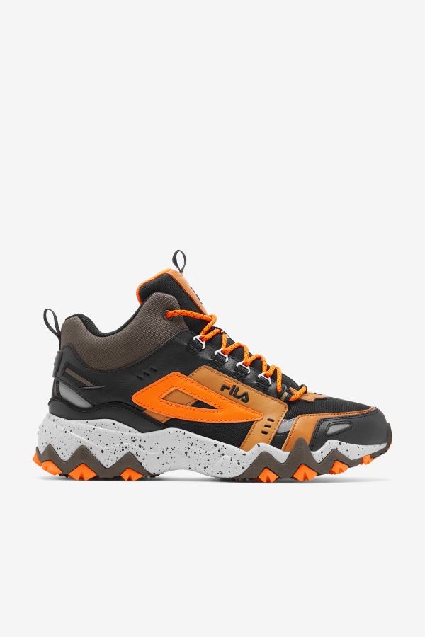 שחור/מז'ור חום/כתום Fila Oakmont Tr Mid לגברים
