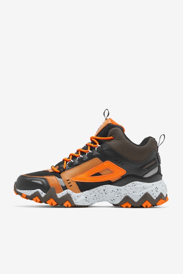 שחור/מז\'ור חום/כתום Fila Oakmont Tr Mid לגברים