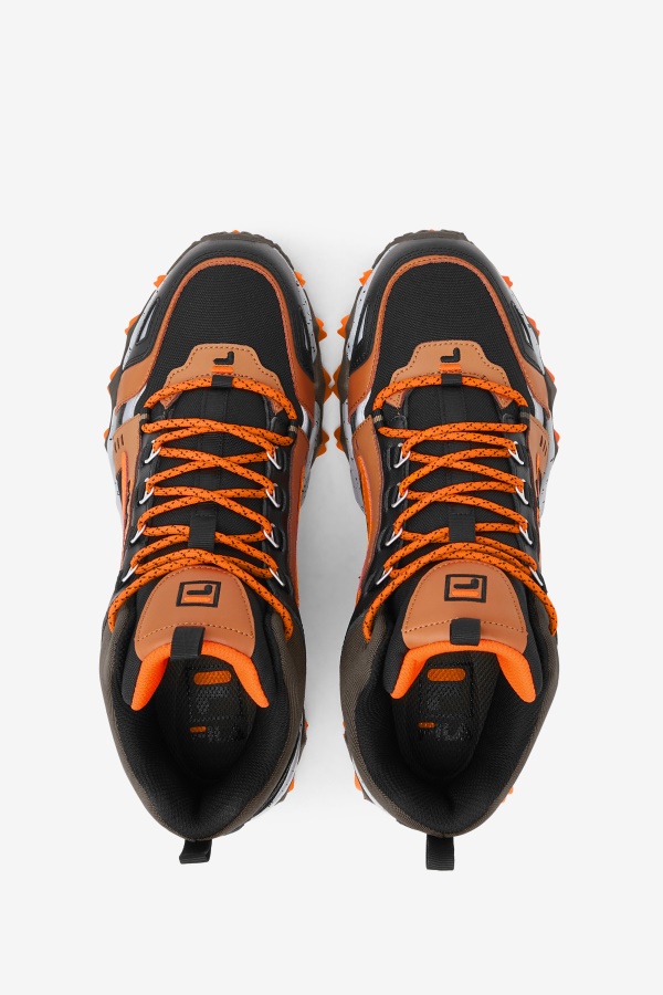 שחור/מז\'ור חום/כתום Fila Oakmont Tr Mid לגברים