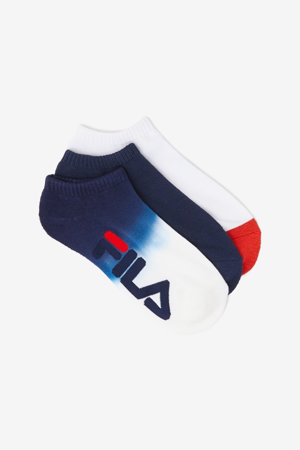 Fila Navy לנשים גרב לטבול ללא הופעה, חבילה 3
