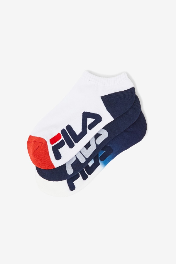Fila Navy לנשים גרב לטבול ללא הופעה, חבילה 3