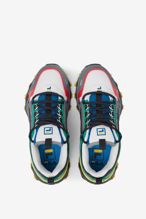 Fila Glacier אפור/מונומנט/שחור ילדים קטנים Oaktmont Tr
