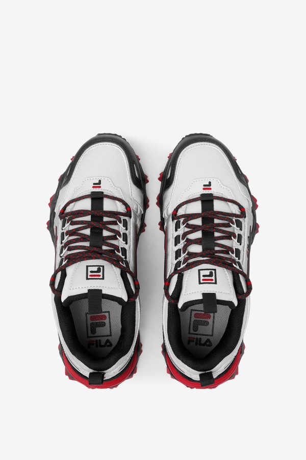 Fila Little Kids Oakmont Tr מטאלי כסף/שחור/אדום