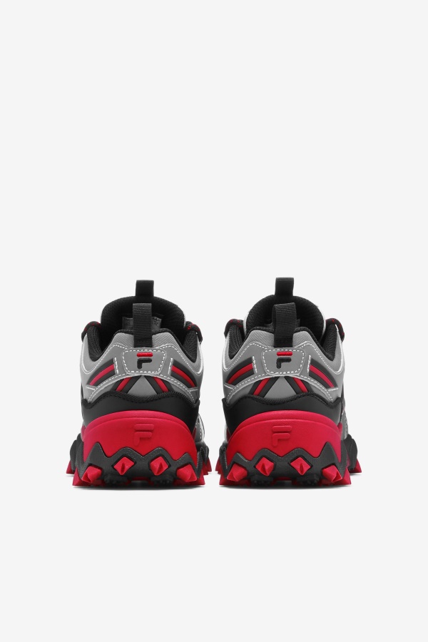 Fila Little Kids Oakmont Tr מטאלי כסף/שחור/אדום