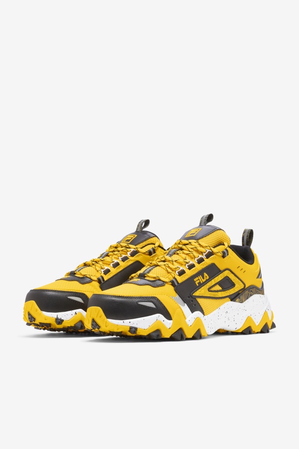 Fila Men\'s Oakmont Tr לימון/שחור/לבן