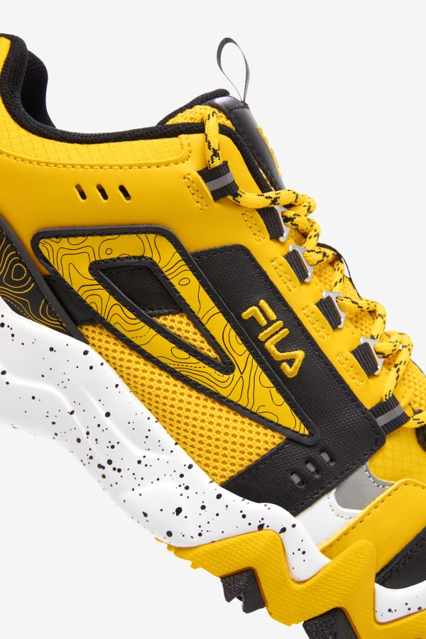 Fila Men\'s Oakmont Tr לימון/שחור/לבן