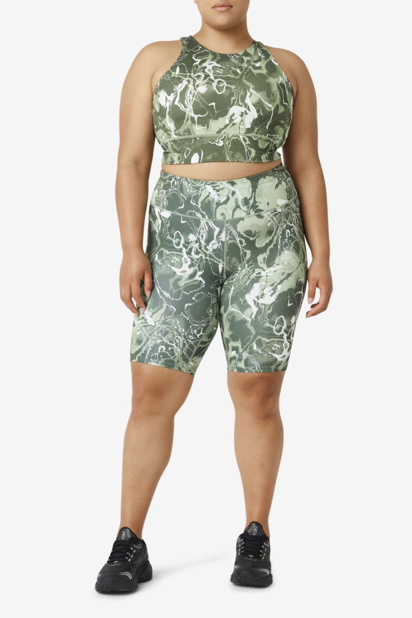 Forza 8\" Bike Short Basil Marble Fila