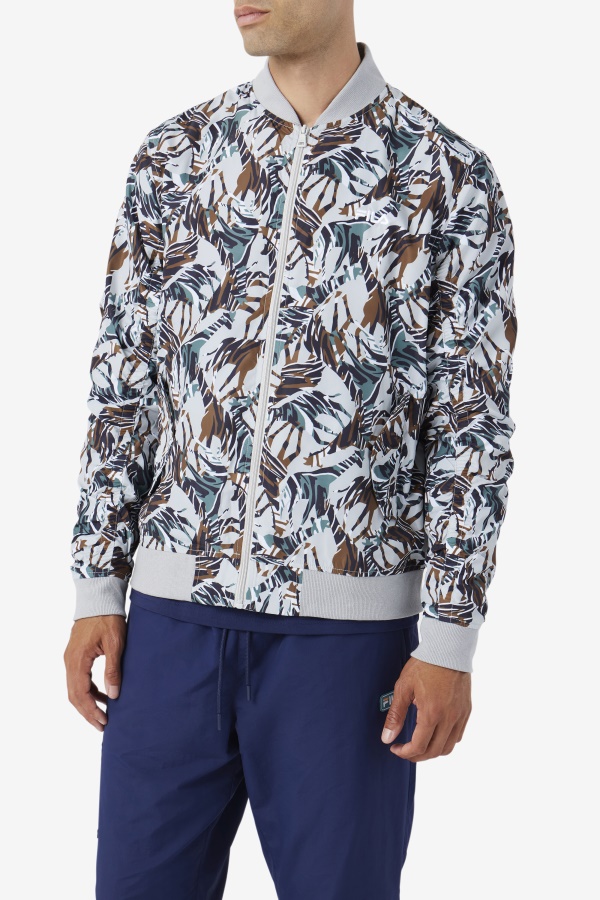 מעיל Mav Bomber Fila בהדפס ג\'ירפה