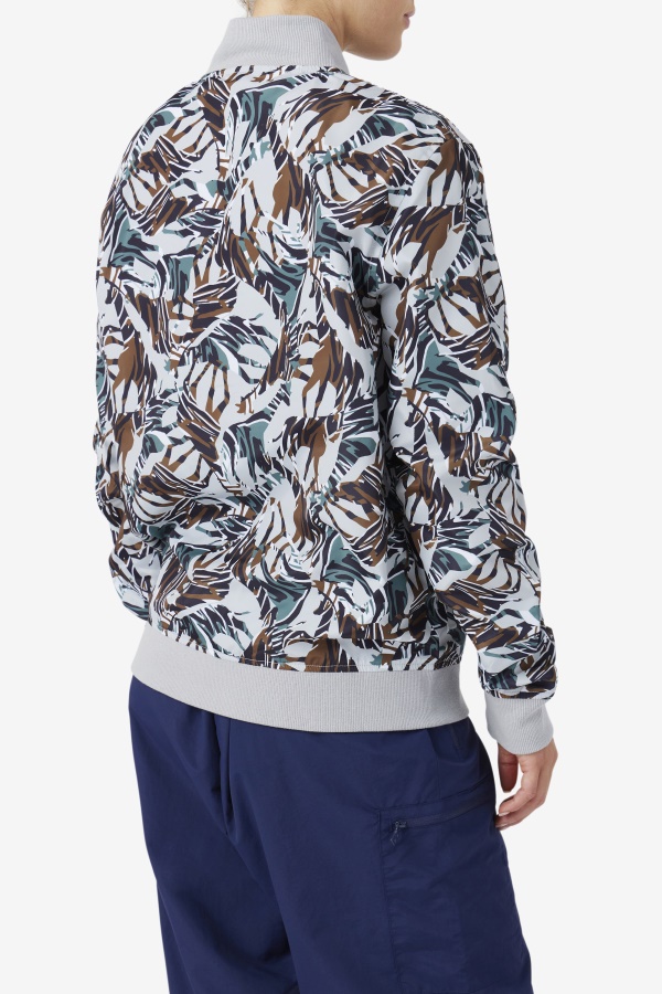 מעיל Mav Bomber Fila בהדפס ג\'ירפה