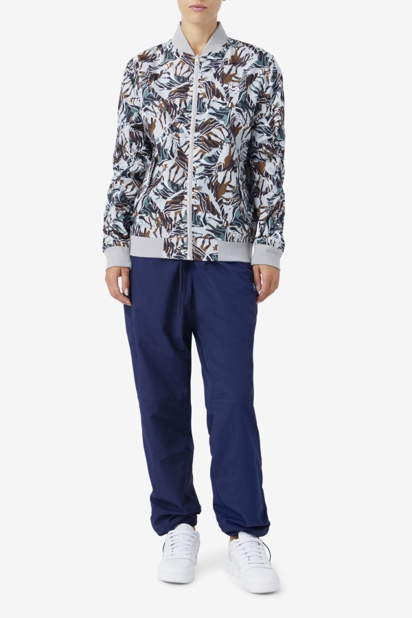 מעיל Mav Bomber Fila בהדפס ג\'ירפה