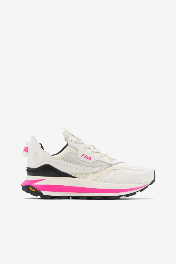 רץ R1 נשים X Barneys Fila לבן/ורוד/שחור