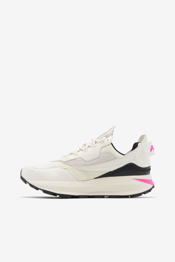רץ R1 נשים X Barneys Fila לבן/ורוד/שחור