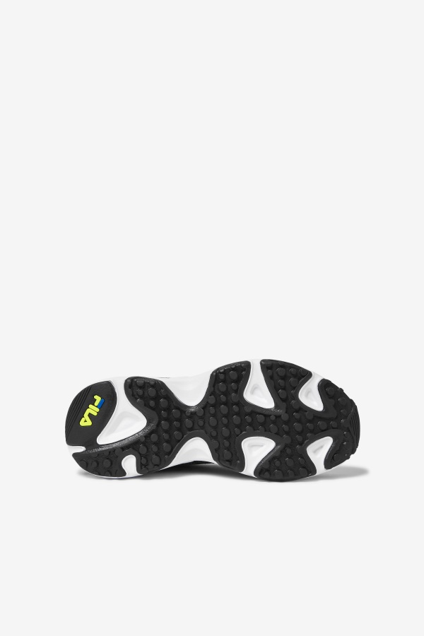 Fila Big Kids\' Ray Tracer Apex אגרוף לבן/שחור/ליים