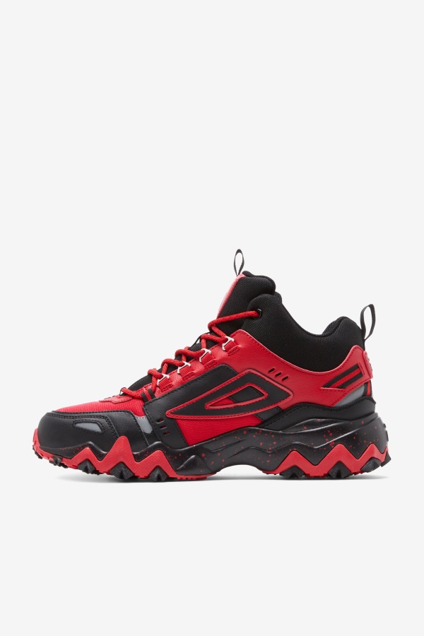 Oakmont Tr Mid Fila לגברים אדום/שחור/כסף מתכתי