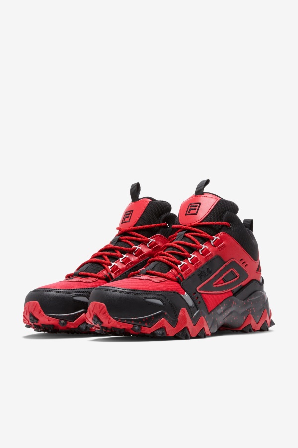 Oakmont Tr Mid Fila לגברים אדום/שחור/כסף מתכתי