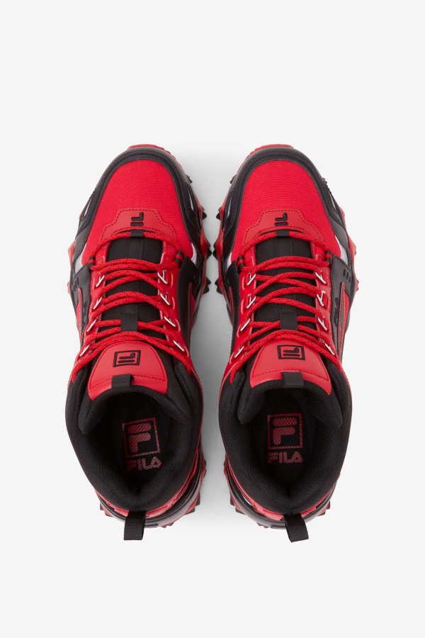 Oakmont Tr Mid Fila לגברים אדום/שחור/כסף מתכתי