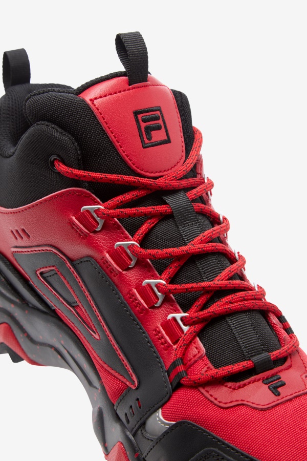 Oakmont Tr Mid Fila לגברים אדום/שחור/כסף מתכתי