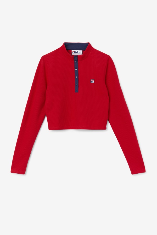 Fila Red Josie חצי רוכסן טופ