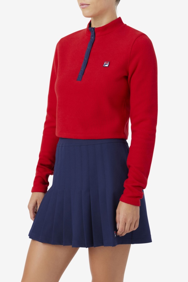 Fila Red Josie חצי רוכסן טופ