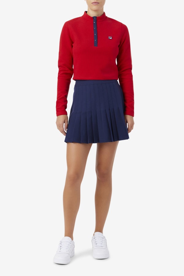 Fila Red Josie חצי רוכסן טופ