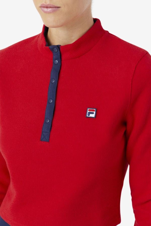 Fila Red Josie חצי רוכסן טופ