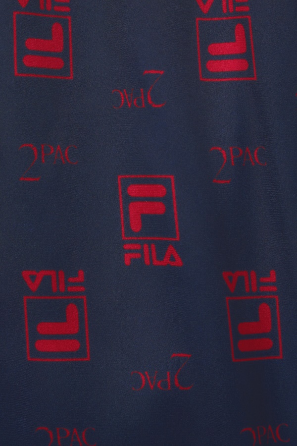 בוקסר עם הדפס לוגו חיל הים/אדום Fila 2pac