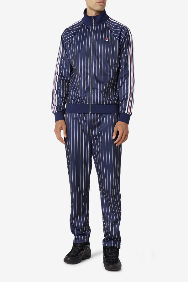 Lyons Track Pant Wire Peacoat/לבן