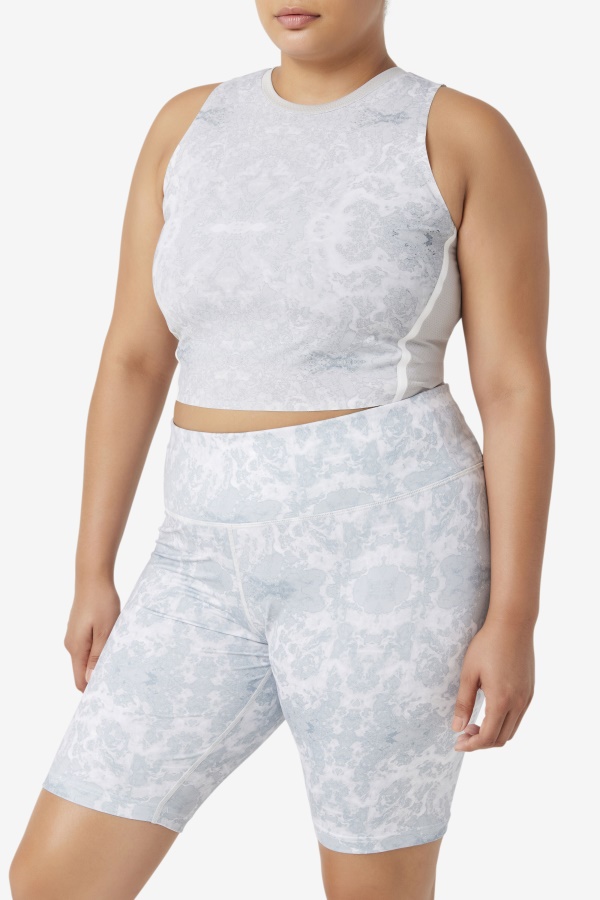 Fila Uplift אתלטי קרופ טופ גבוה/לבן