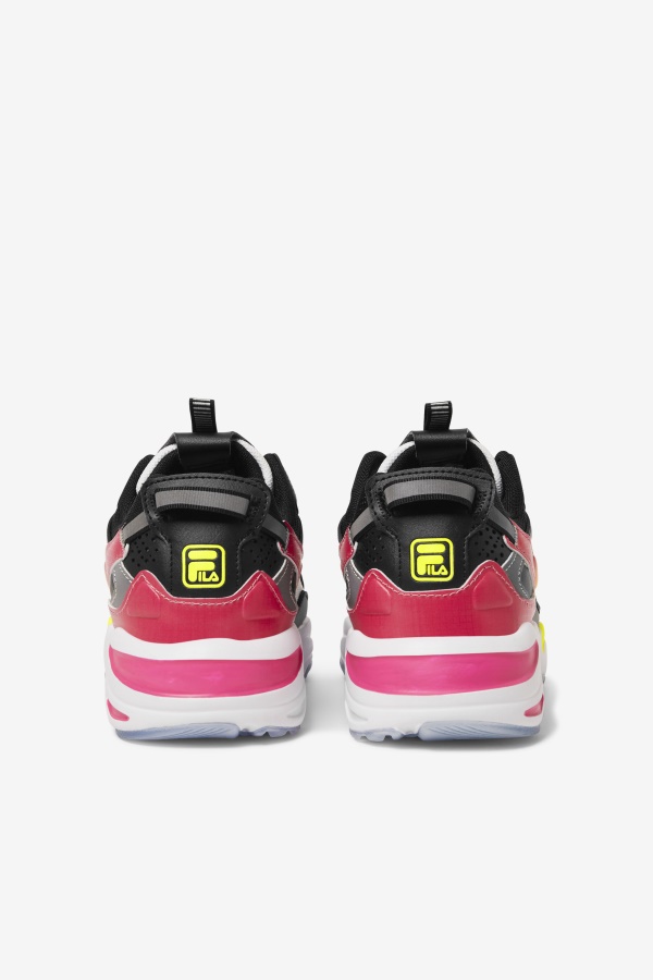 Fila Men\'s Ray Tracer Apex לבן/שחור/צהוב