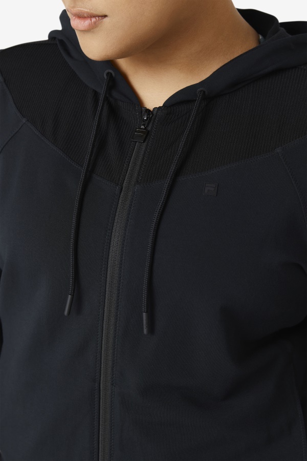 קפוצ\'ון Fi-lux Slim עם רוכסן מלא פילה שחור