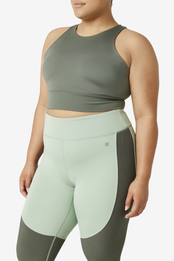 Fila Uplift חזיית ספורט גבוהה צווארון טימין